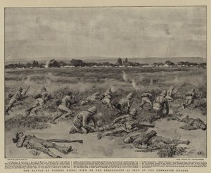 La bataille de la rivière Modder, vue de l